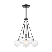 Visual Comfort Studio - 6514301-112 - One Light Pendant - Bronzeville - Midnight Black