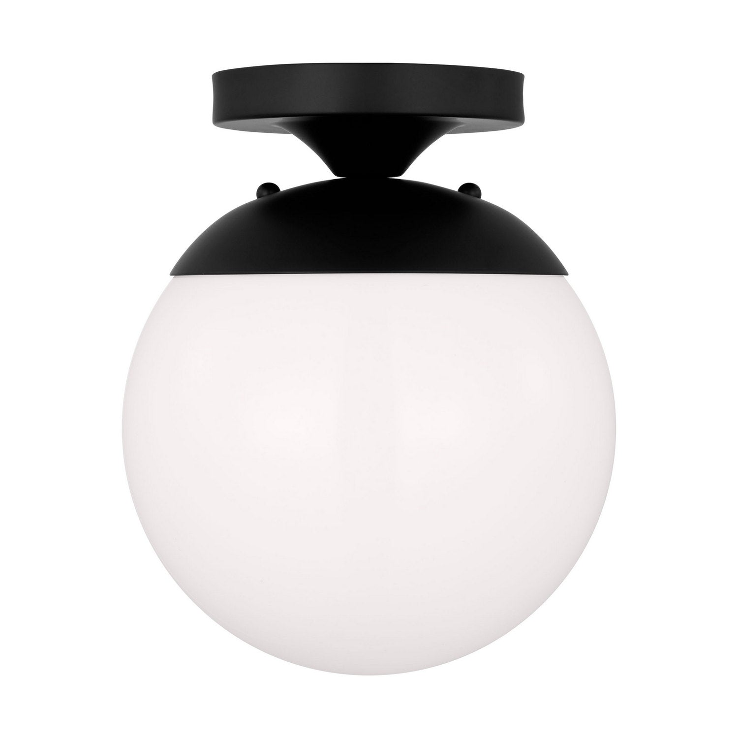 Visual Comfort Studio - 7518EN3-112 - One Light Wall / Semi-Flush Mount - Leo - Hanging Globe - Midnight Black