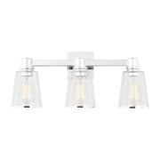 Visual Comfort Studio - CV1033PN - Three Light Bath Vanity - Alessa - Polished Nickel