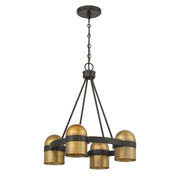 Savoy House - 1-1151-4-333 - Four Light Chandelier - Andover - Mediterranean Bronze/Riviera Brass