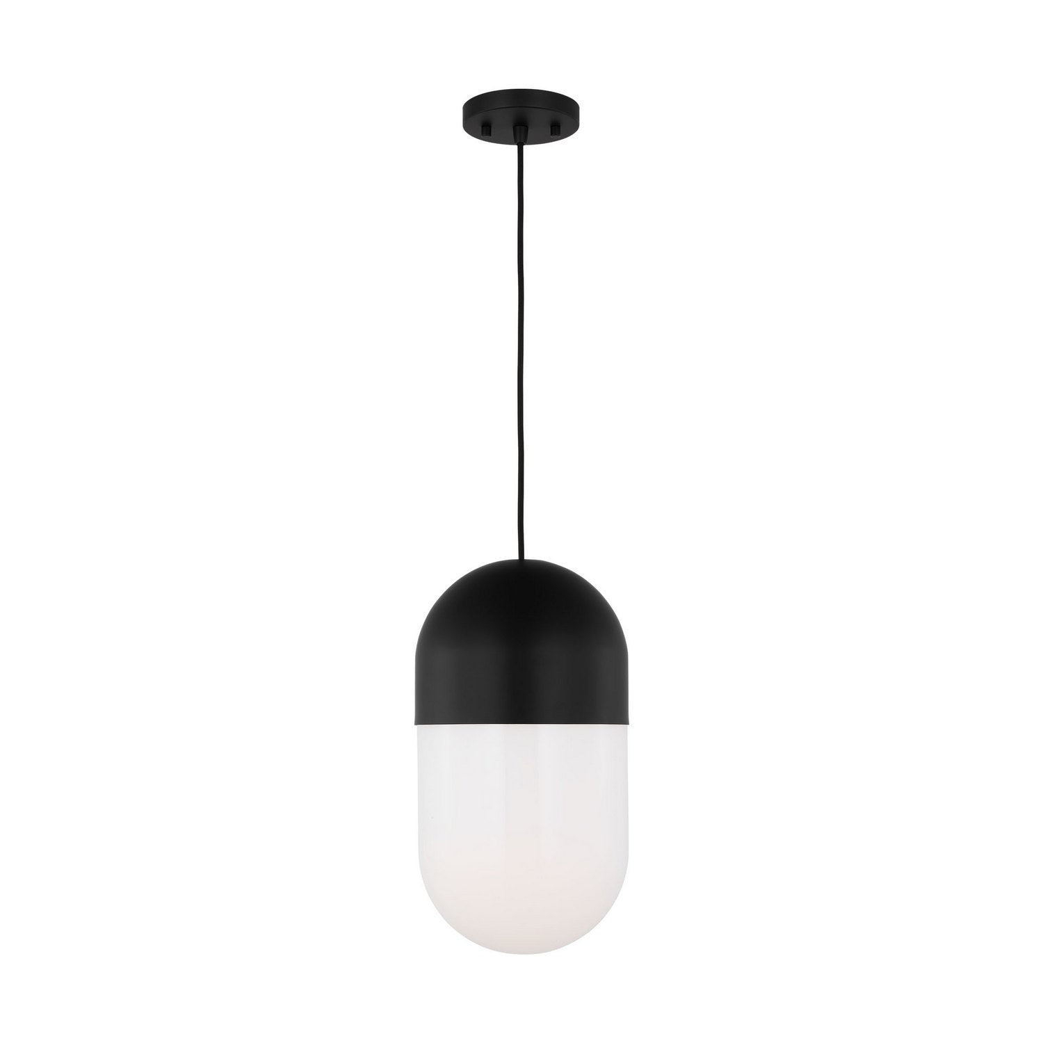 Visual Comfort Studio - DJP1141MBK - One Light Pendant - Foster - Midnight Black