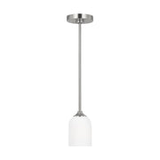 Generation Lighting - GLP1021EN3/BS - One Light Mini Pendant - Emile - Brushed Steel