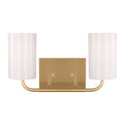 Generation Lighting - GLV1002EN3/SB - Two Light Vanity - Rhett - Satin Bronze