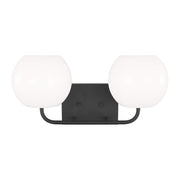 Generation Lighting - GLV1012EN3/MBK - Two Light Vanity - Rory - Midnight Black