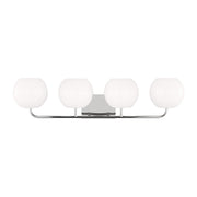 Generation Lighting - GLV1014EN3/CH - Four Light Vanity - Rory - Chrome