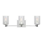 Generation Lighting - GLV1033EN/CH - Three Light Wall / Bath - Parker - Chrome