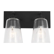 Generation Lighting - GLV1062MBK - Vanity - Miles - Midnight Black