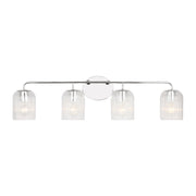 Generation Lighting - GLV1134CH - Four Light Vanity - Eisele - Chrome