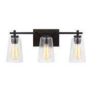 Visual Comfort Studio - VS24303MBK - Three Light Vanity - Mercer - Midnight Black