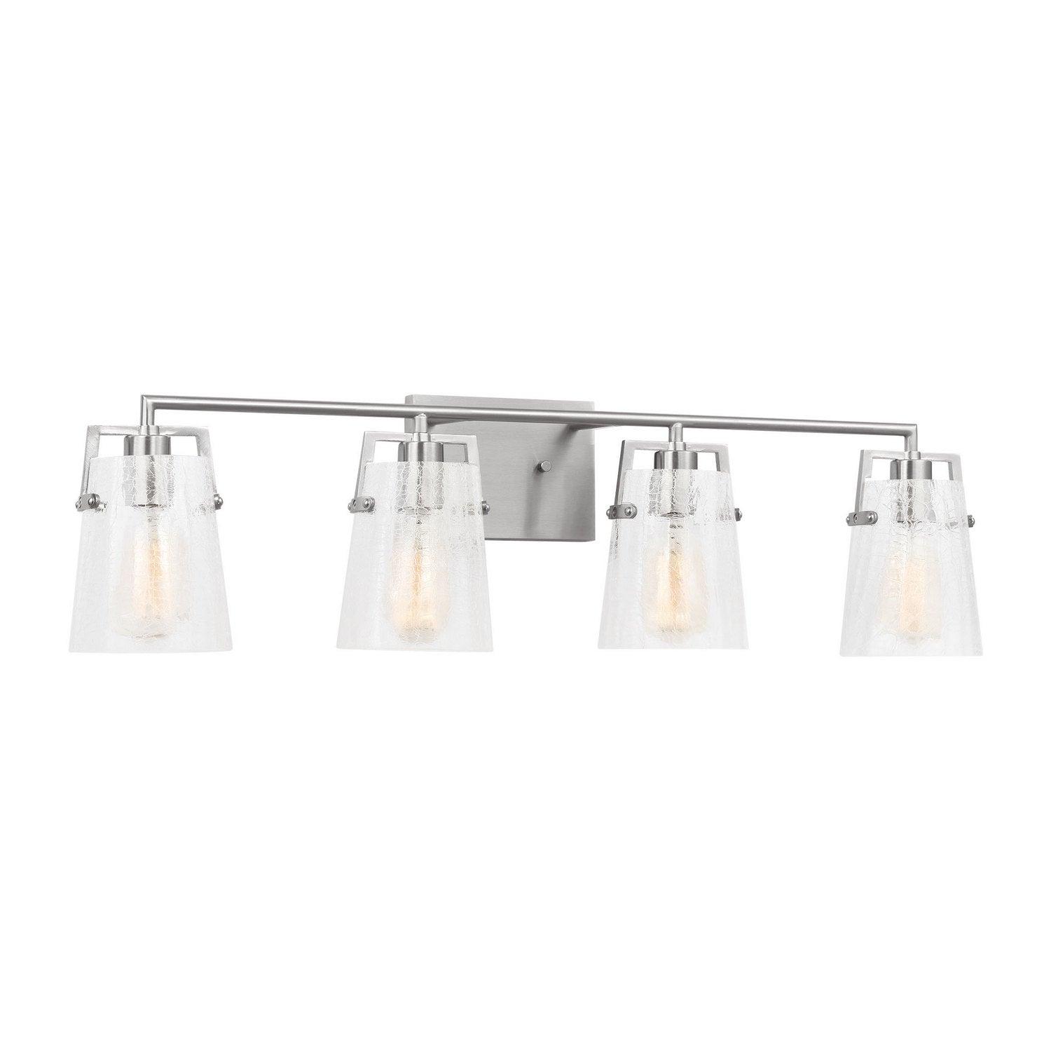 Visual Comfort Studio - DJV1034BSCKG - Four Light Vanity - Crofton - Brushed Nickel