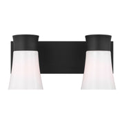 Visual Comfort Studio - DJV1082MBK - Two Light Vanity - Roy - Midnight Black