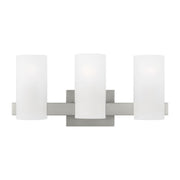 Visual Comfort Studio - DJV1103BS - Three Light Vanity - Rhode - Brushed Steel
