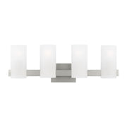 Visual Comfort Studio - DJV1104BS - Four Light Vanity - Rhode - Brushed Steel