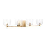Visual Comfort Studio - DJV1114SB - Four Light Vanity - Lochdale - Satin Brass