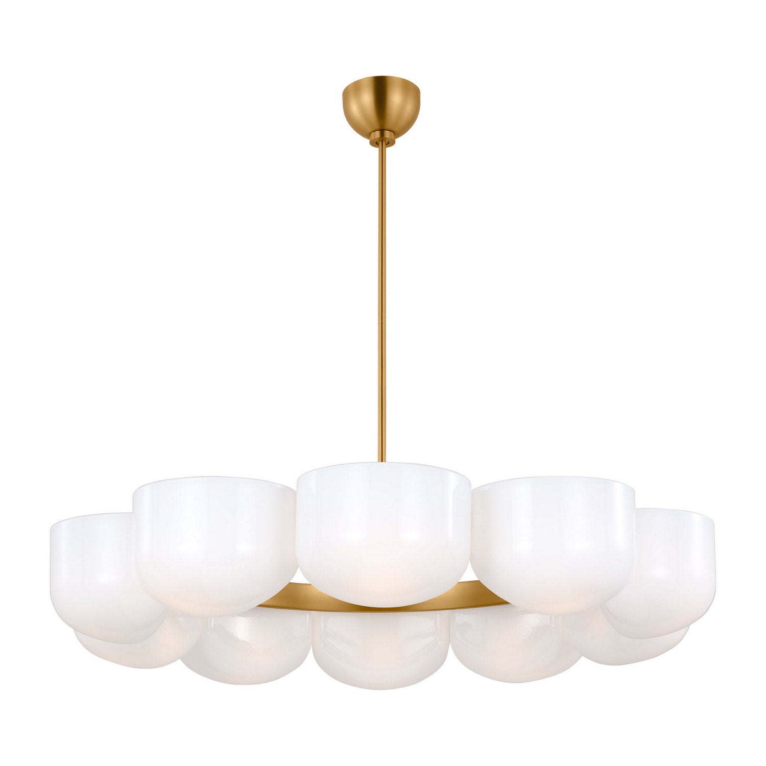 Visual Comfort Studio - LXC11210BBS - Ten Light Chandelier - Cheverny - Burnished Brass