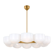 Visual Comfort Studio - LXC11210BBS - Ten Light Chandelier - Cheverny - Burnished Brass