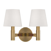Visual Comfort Studio - LW1152TWB - Two Light Wall Sconce - Grayson - Time Worn Brass