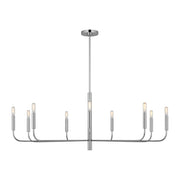 Visual Comfort Studio - EC1319PN - Nine Light Chandelier - Brianna - Polished Nickel