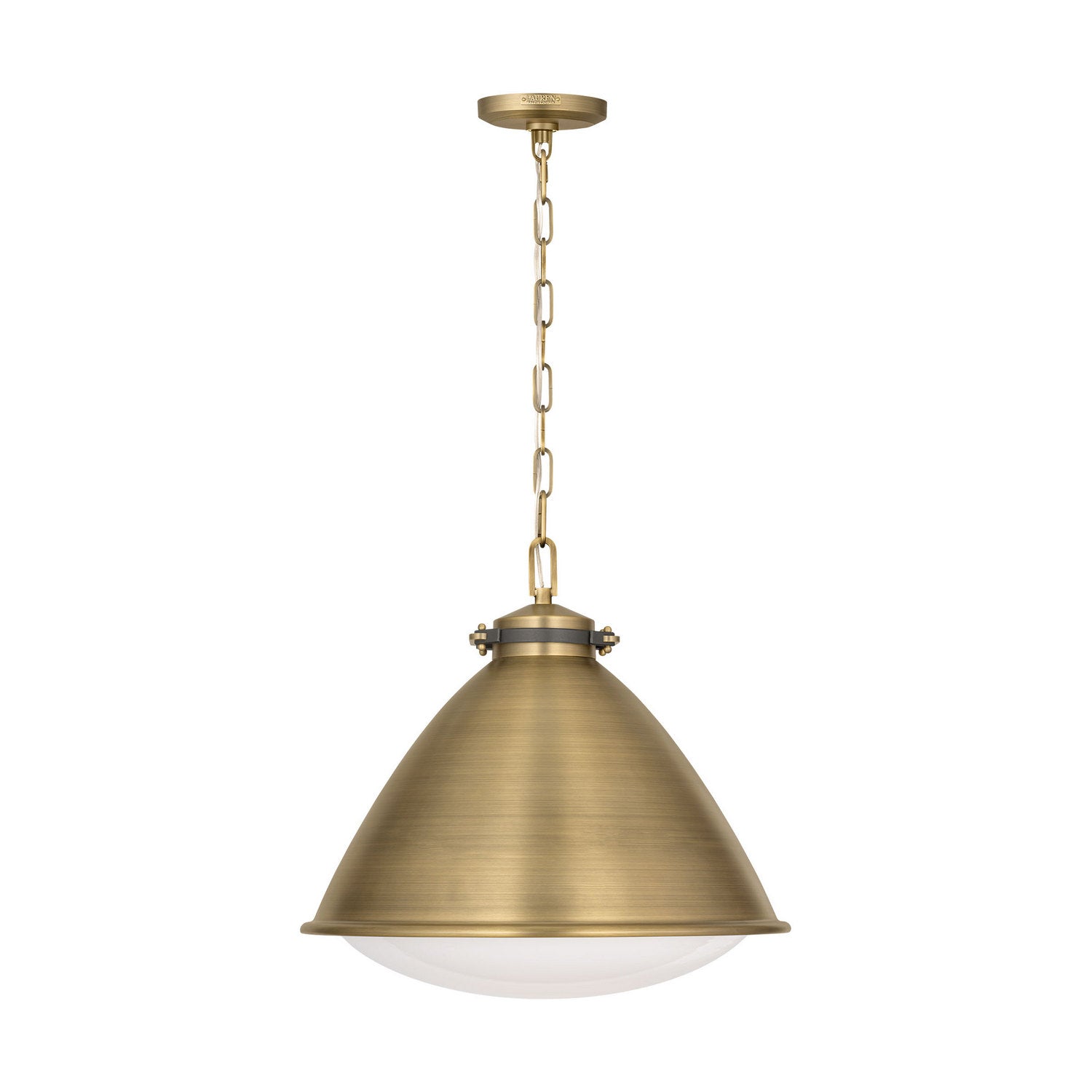 Visual Comfort Studio - LP1121TWB - One Light Pendant - Hayward - Time Worn Brass