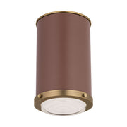 Visual Comfort Studio - LF1081TWB - One Light Flush Mount - Marlowe - Time Worn Brass