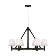 Visual Comfort Studio - LC1246AI - Six Light Chandelier - Grayson - Aged Iron