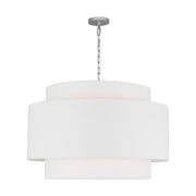 Visual Comfort Studio - KSP1184PN - Four Light Pendant - Sawyer - Polished Nickel