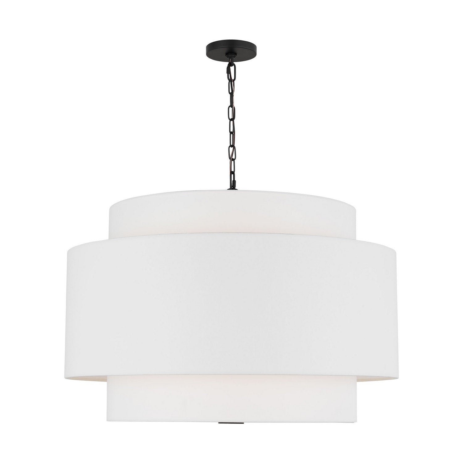 Visual Comfort Studio - KSP1184MBK - Four Light Pendant - Sawyer - Midnight Black