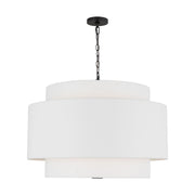 Visual Comfort Studio - KSP1184MBK - Four Light Pendant - Sawyer - Midnight Black