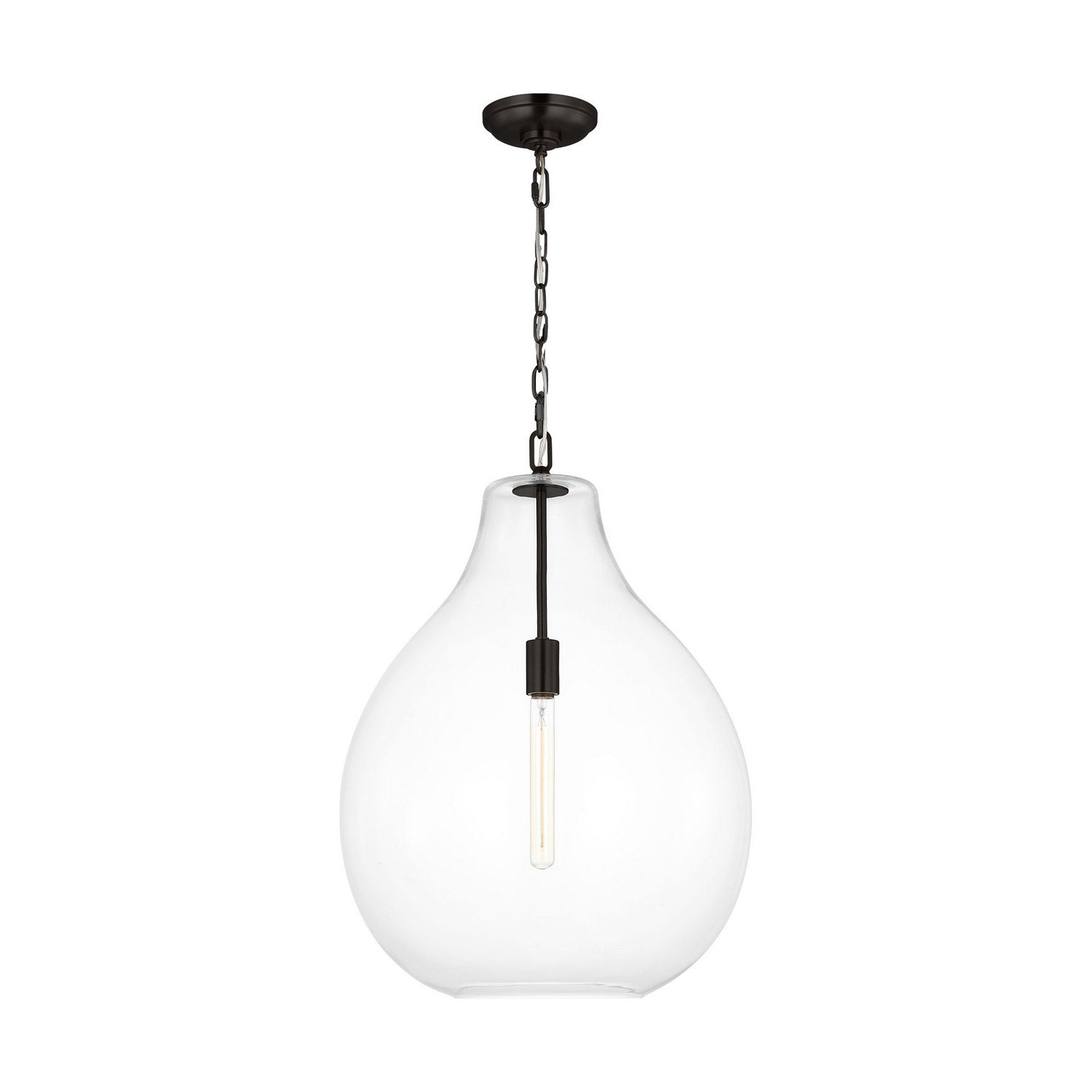 Visual Comfort Studio - EP1441AI - One Light Pendant - Magnus - Aged Iron