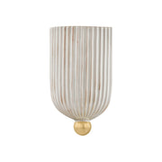 Mitzi - H1056101-AGB/CFC - One Light Wall Sconce - Amira - Aged Brass
