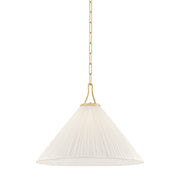 Mitzi - H1076701L-AGB - One Light Pendant - Merida - Aged Brass