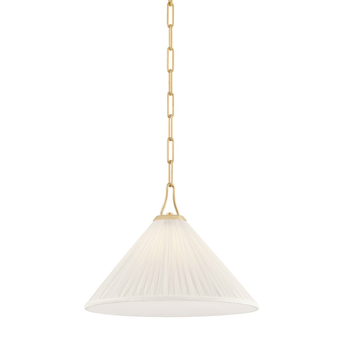 Mitzi - H1076701S-AGB - One Light Pendant - Merida - Aged Brass
