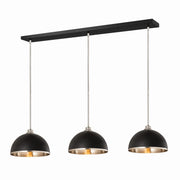 Z-Lite - 1004P14-3L-MB-BN - Three Light Pendant - Landry - Matte Black + Brushed Nickel