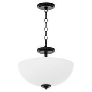 Quorum - 2800-15-159 - Three Light Dual Mount - Adams - Matte Black