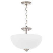 Quorum - 2800-15-165 - Three Light Dual Mount - Adams - Satin Nickel