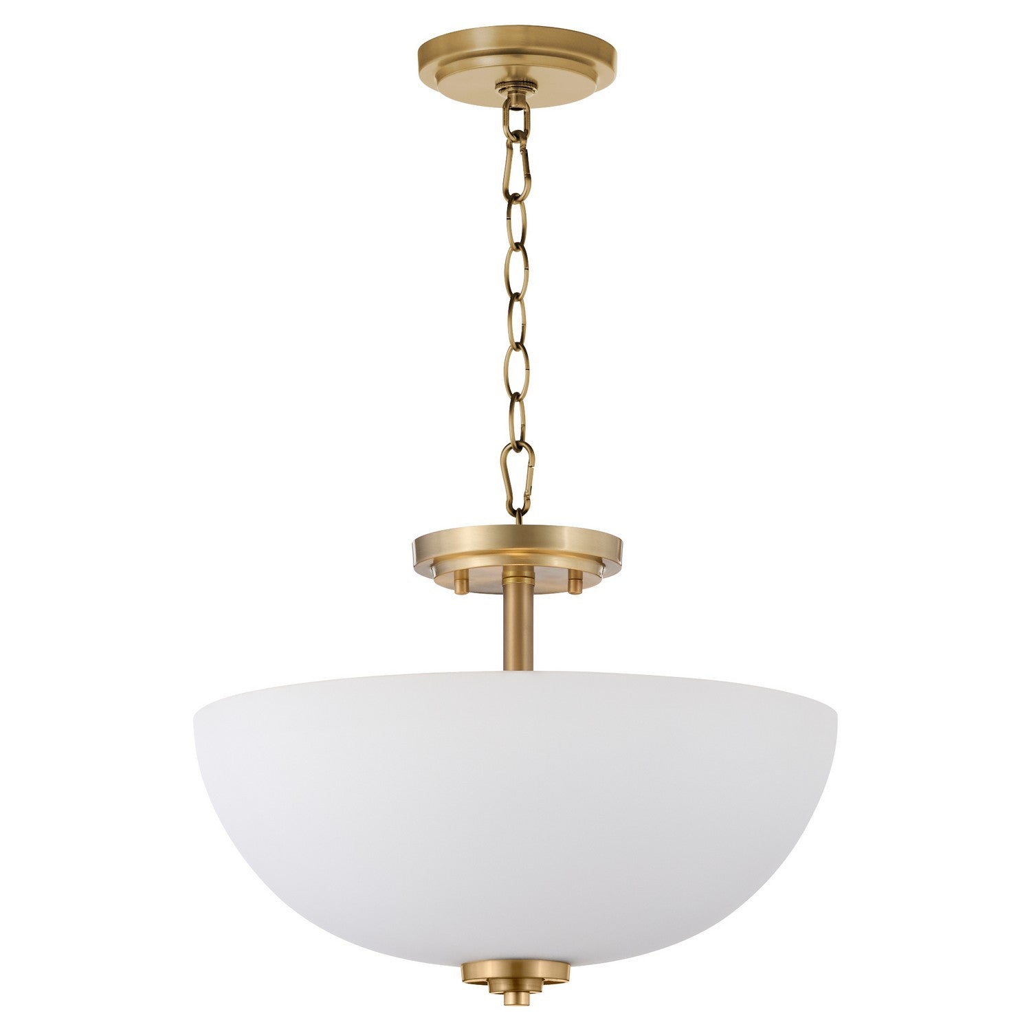 Quorum - 2800-15-180 - Three Light Dual Mount - Adams - Aged Brass