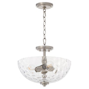 Quorum - 2800-15-265 - Three Light Dual Mount - Adams - Satin Nickel