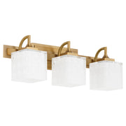 Quorum - 5502-3-47 - Three Light Vanity - Diamonte - Brushed Brass