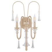 Quorum - 585-2-52 - Two Light Wall Mount - Clasica - Washed Oak