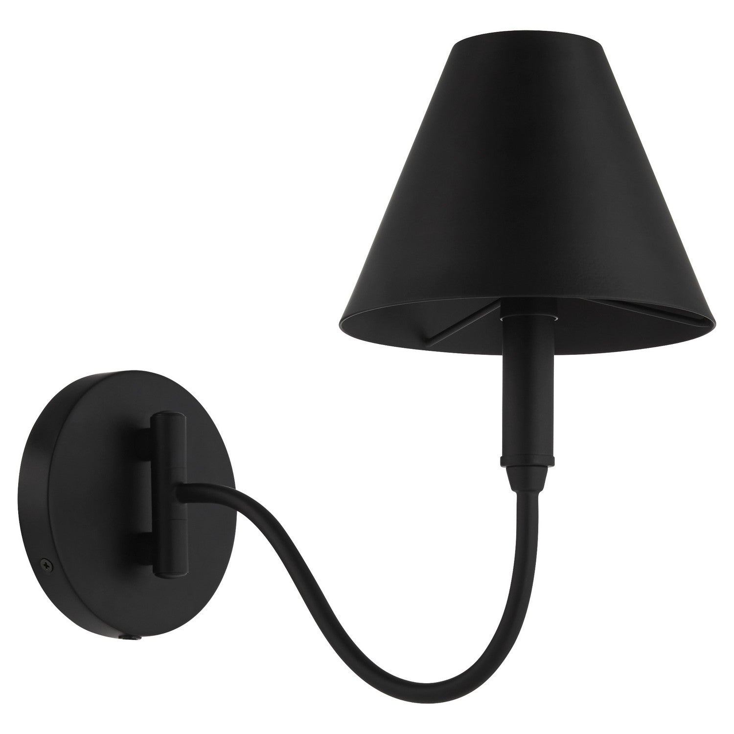 Quorum - 5914-1-59 - One Light Swing-Arm Lamp - Waltz - Matte Black
