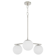 Quorum - 639-3-65 - Three Light Chandelier - Jasper - Satin Nickel