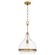 Quorum - 8002-1-47 - One Light Pendant - Tilbrook - Brushed Brass