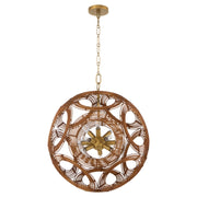 Quorum - 852-22-47 - 12 Light Pendant - Kalio - Brushed Brass