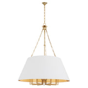 Quorum - 8562-12-80 - 12 Light Pendant - Karnes - Aged Brass
