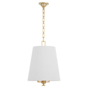 Quorum - 8562-3-80 - Three Light Pendant - Karnes - Aged Brass