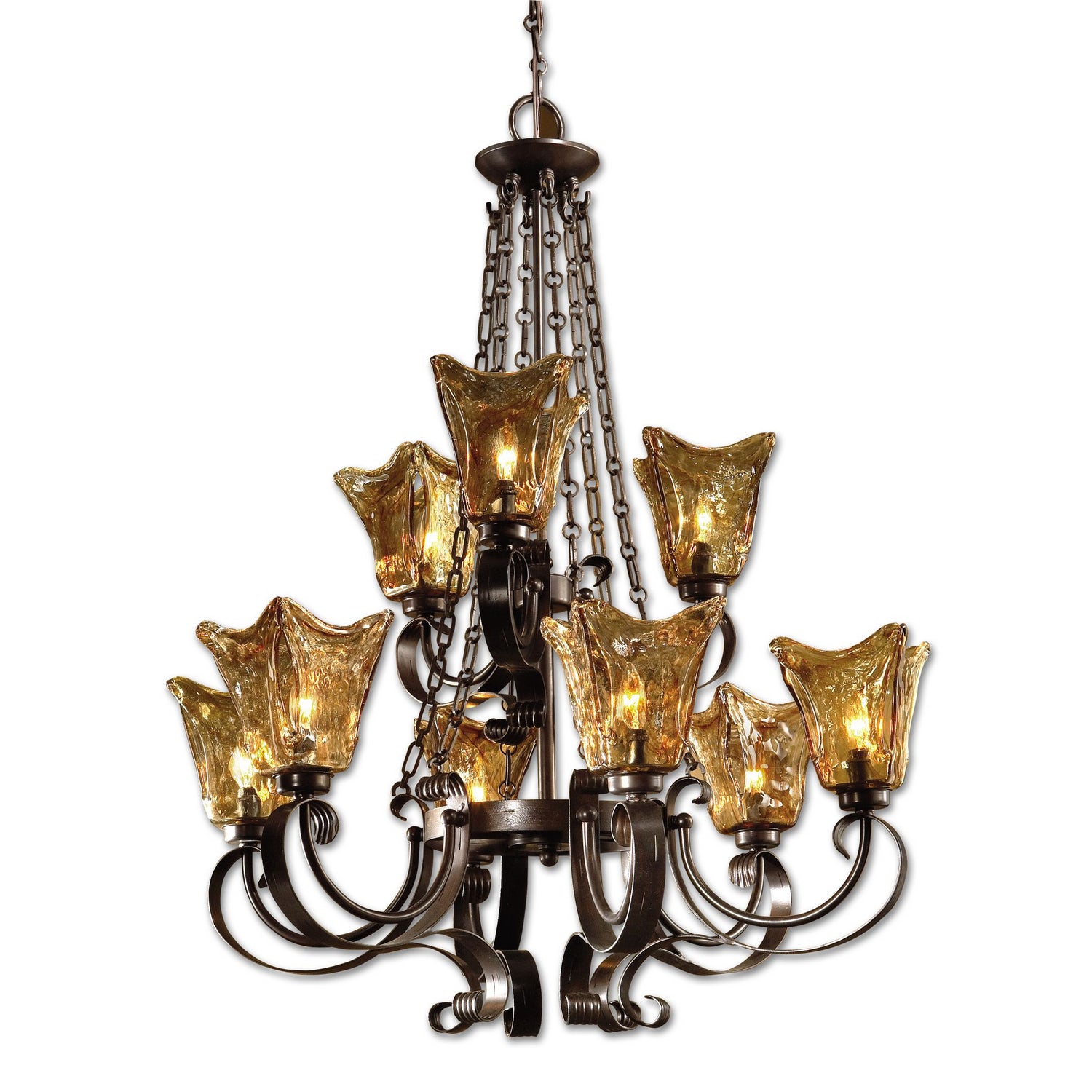 Uttermost - 21005 - Nine Light Chandelier - Vetraio - Oil Rubbed Bronze