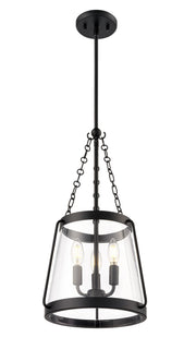 Millennium - 21403-MB - Three Light Pendant - Adabella - Matte Black