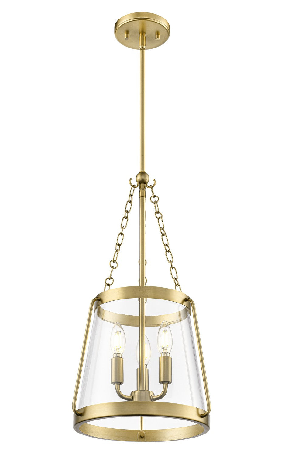 Millennium - 21403-VB - Three Light Pendant - Adabella - Vintage Brass