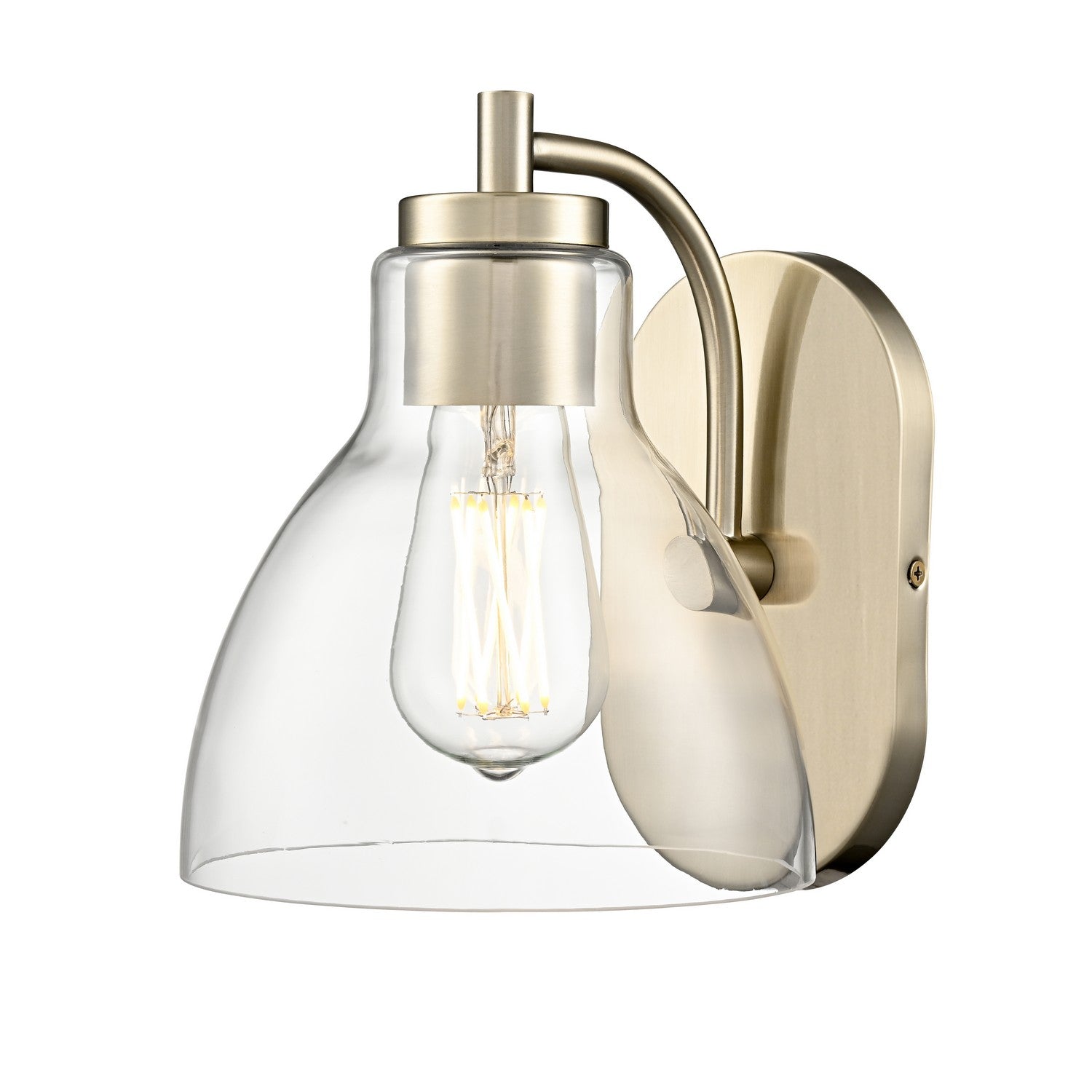 Millennium - 6201-MG - One Light Wall Sconce - Knightsdale - Modern Gold