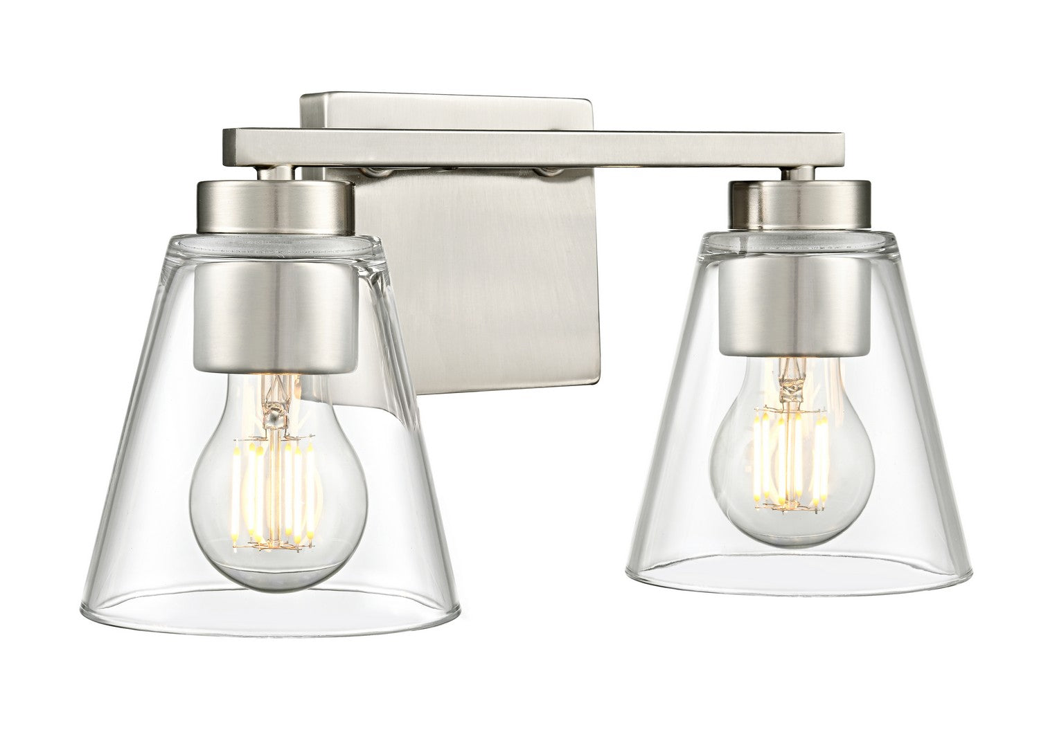 Millennium - 64002-BN - Two Light Vanity - Strayhan - Brushed Nickel